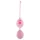 Cuties - double‑ball silicone love balls (pink)