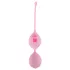 Cuties - double‑ball silicone love balls (pink)