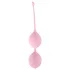 Cuties - double‑ball silicone love balls (pink)
