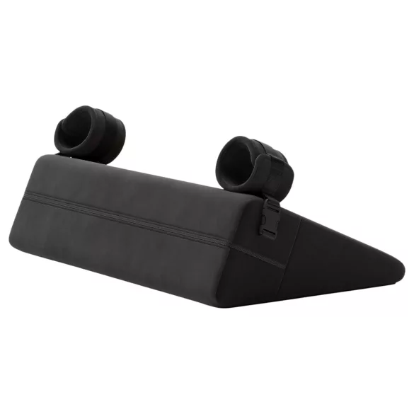 Liberator Bondage - wedge positioning sex pillow with cuffs (black)