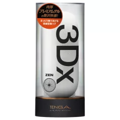 TENGA 3Dx Zen - 3D textured masturbator (white)