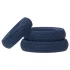 Svakom Triooo - soft silicone penis ring set (blue) - set of 3