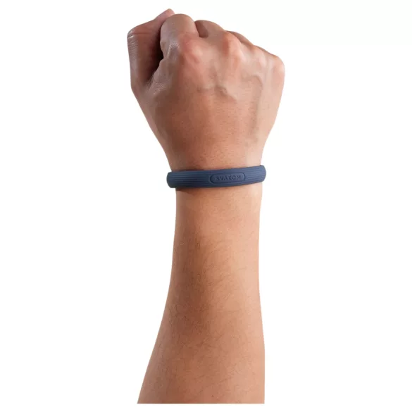 Svakom Triooo - soft silicone penis ring set (blue) - set of 3