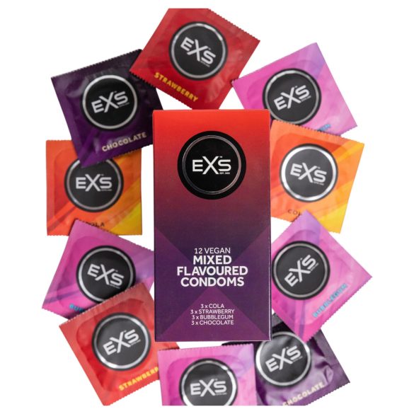 EXS Mixed - Condoms - Assorted Flavors (12 Pack)