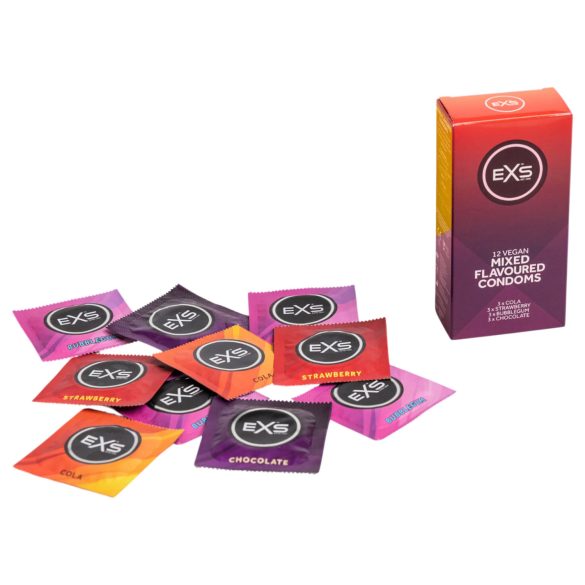 EXS Mixed - Condoms - Assorted Flavors (12 Pack)