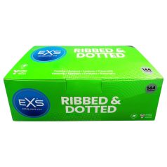 EXS Ribbed, Dotted, and Flared - Textured Condoms (144 Pack)