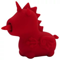   Unihorn Blaze Diablo - Rechargeable Unicorn Clitoral Vibrator (Red)
