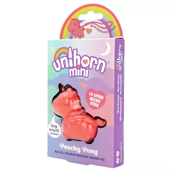 Unihorn - Mini clitoral vibrator (peach)