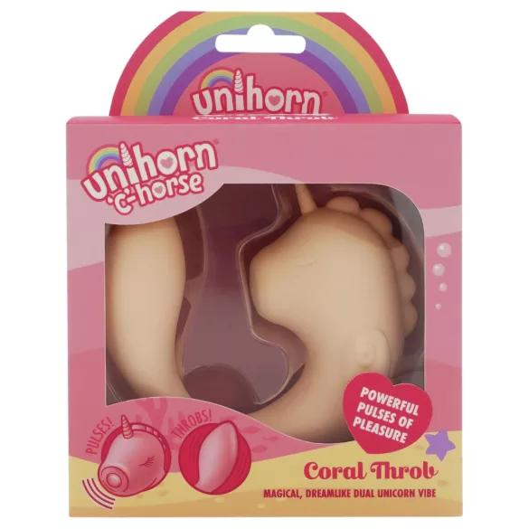 Unihorn C-Horse - G-spot and clitoral vibrator (coral)