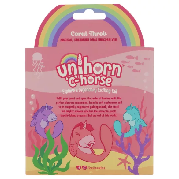 Unihorn C-Horse - G-spot and clitoral vibrator (coral)
