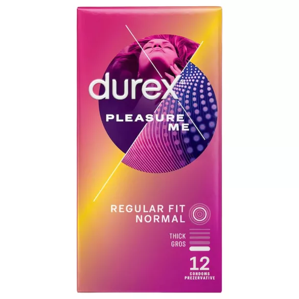 Durex Pleasure Me - Ribbed & Dotted Condoms (12 pack)