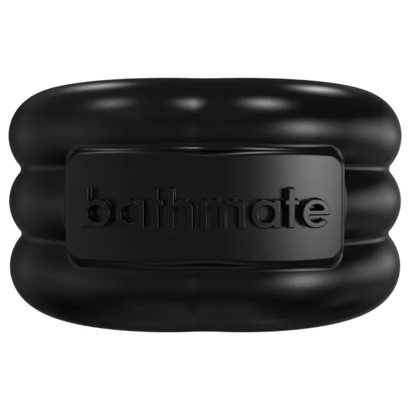 Bathmate Vibe Ring Stretch - rechargeable vibrating penis ring (black)