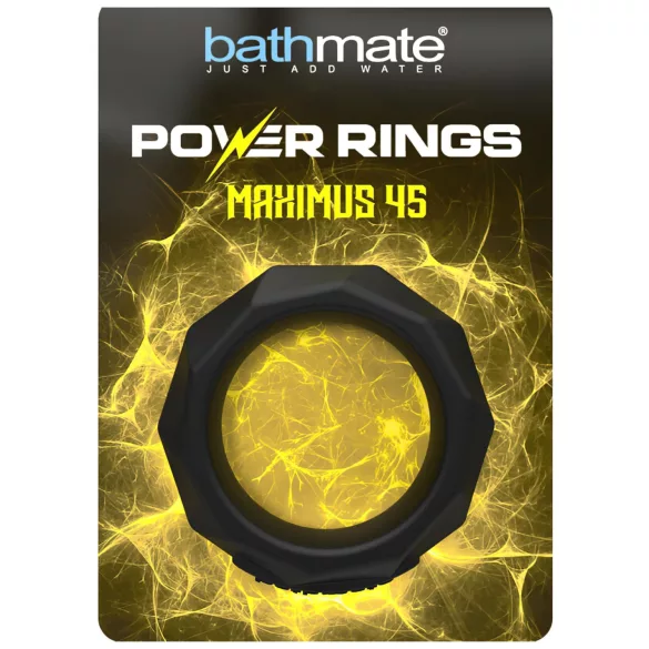 Bathmate Maximus 45 - silicone penis ring (black)