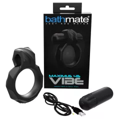   Bathmate Maximus Vibe 45 - rechargeable vibrating penis ring (black)