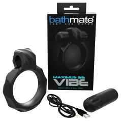  Bathmate Maximus Vibe 55 - rechargeable vibrating cock ring (black)