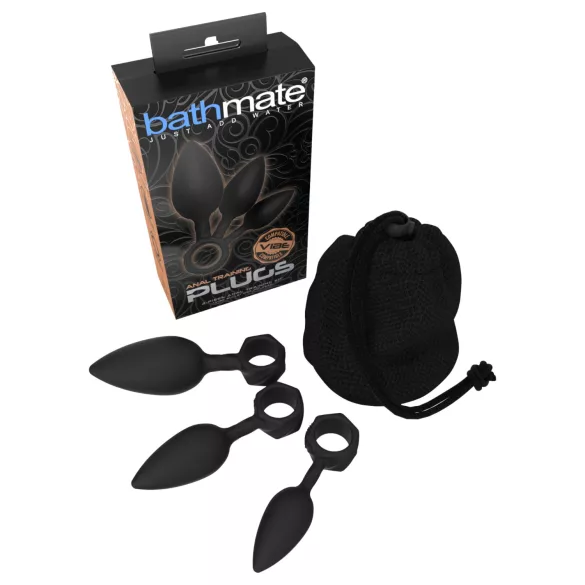 Bathmate Anal Training Plugs - anal plug set (black)