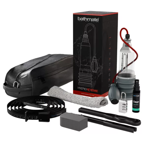 Bathmate HydroXtreme 7 Wide Boy - hydro pump set (clear)