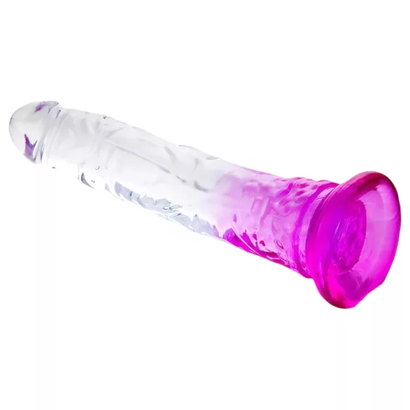 Lonely Lance - Suction Cup Dildo (Purple-Clear)
