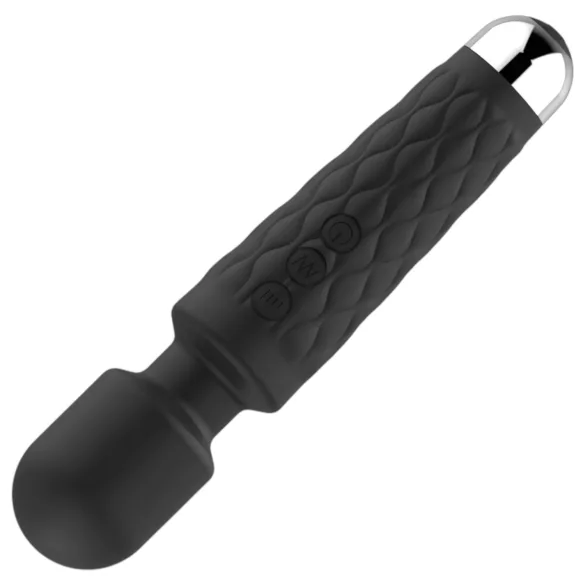 Lonely 20-Function Rechargeable Massaging Vibrator (Black)
