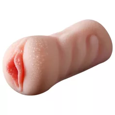   Lonely 2-in-1 - artificial vagina and artificial mouth masturbator (natural)