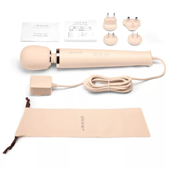 le Wand - Exclusive Plug-In Massager Vibrator (Beige)