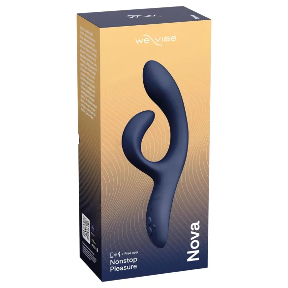 We-Vibe Nova 2 - App-controlled flexible rabbit vibrator (blue)