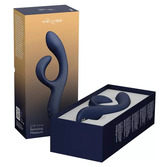 We-Vibe Nova 2 - App-controlled flexible rabbit vibrator (blue)