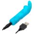 Happyrabbit Bullet - Rechargeable Bunny Wand Vibrator (Blue)