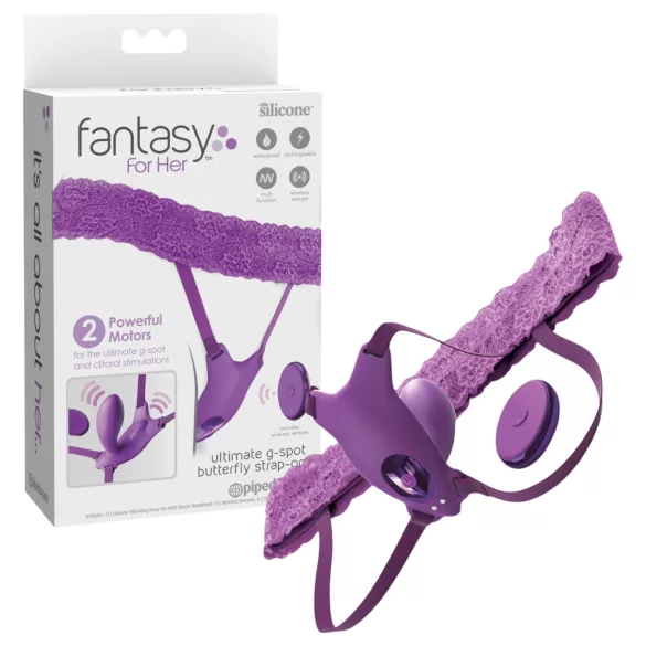 Pipedream Fantasy For Her - wearable, built‑in G‑spot vibrator (purple)