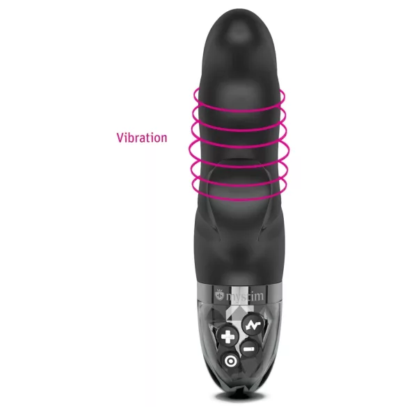 Mystim Hop Hop Bob E-Stim - Rechargeable Electro Vibrator (Black)