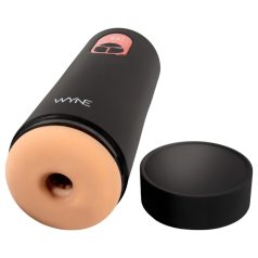   WYNE 07 - Rechargeable Vibrating & Suction Male Pleasure Device (Black)