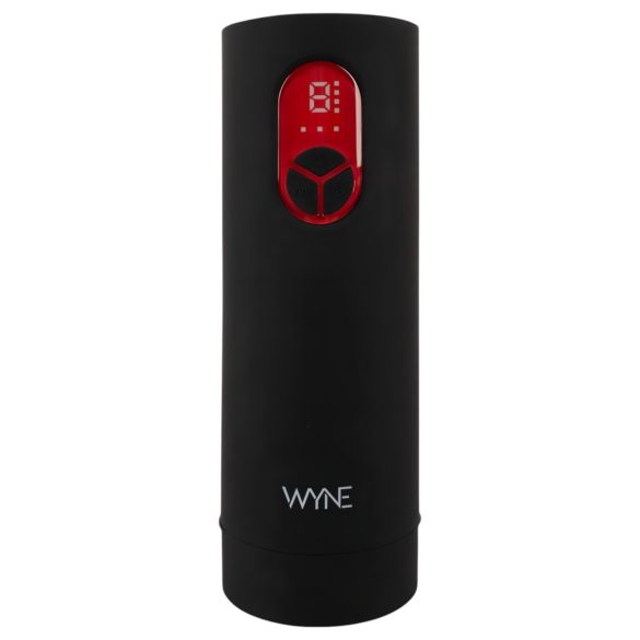 WYNE 07 - Rechargeable Vibrating & Suction Male Pleasure Device (Black)