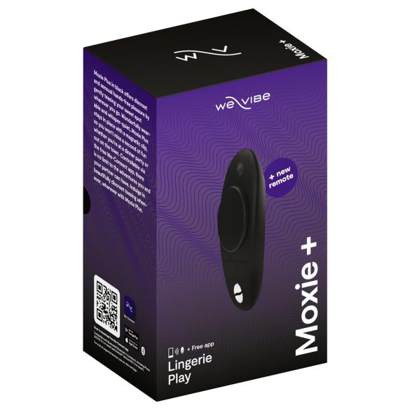 We-Vibe Moxie+ - Smart Wireless Clitoral Vibrator (Black)