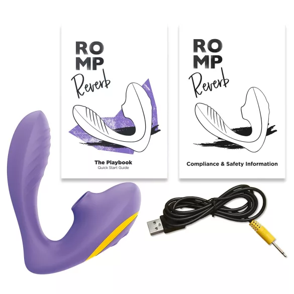ROMP Reverb - Airwave 2‑in‑1 G‑Spot Vibrator (Purple)