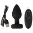 ANOS - Illuminating Vibrating Anal Plug (Black)