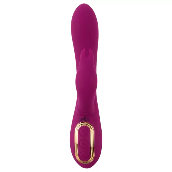 Javida - 3-in-1 Beaded Rotating Vibrator (Purple)