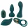 Couples Choice - 4‑in‑1 versatile remote‑control vibrator (turquoise)