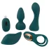 Couples Choice - 4‑in‑1 versatile remote‑control vibrator (turquoise)