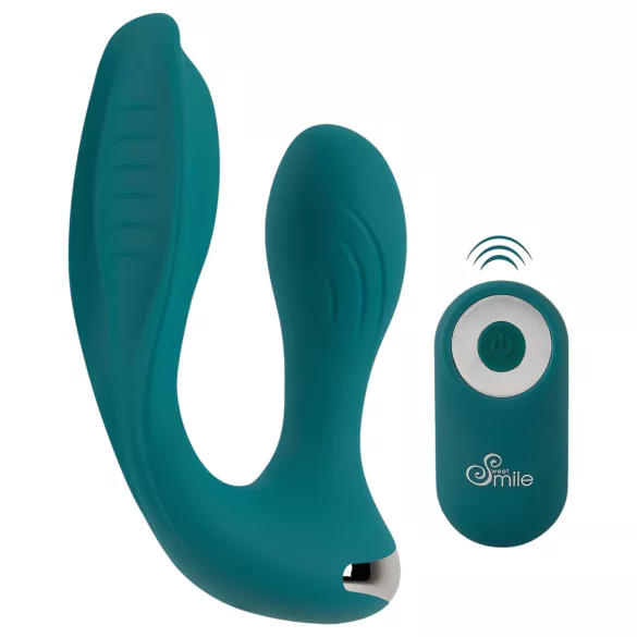 SMILE Hands-free - wearable insertable vibrator (turquoise)