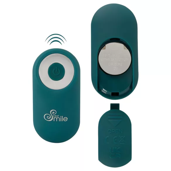 SMILE Hands-free - wearable insertable vibrator (turquoise)