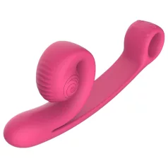 Snail Vibe Curve - 2‑in‑1 Clitoral Vibrator (Pink)