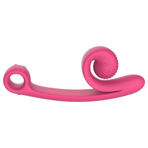 Snail Vibe Curve - 2-in-1 Clitoral Vibrator (Pink)
