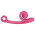 Snail Vibe Curve - 2-in-1 Clitoral Vibrator (Pink)