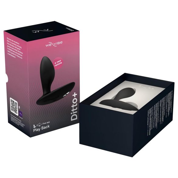 We-Vibe Ditto+ - Smart Rechargeable Anal Vibrator (Black)