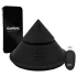The Cowgirl Cone - app-controlled premium sex machine - with 2 interchangeable attachments, 20 vibration modes (black)