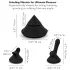 The Cowgirl Cone - app-controlled premium sex machine - with 2 interchangeable attachments, 20 vibration modes (black)
