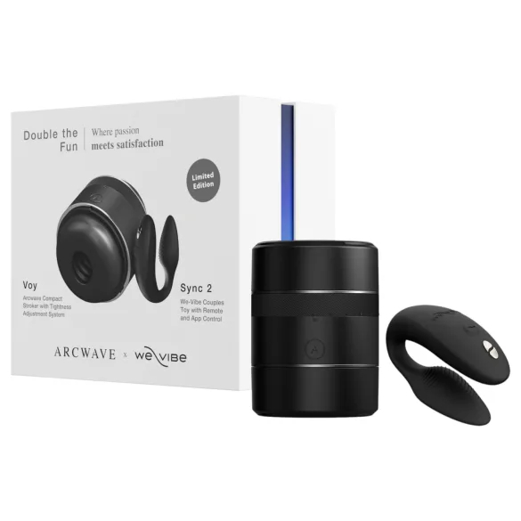 Arcwave Voy and We-Vibe Sync 2 - Double the Fun Set (Black)