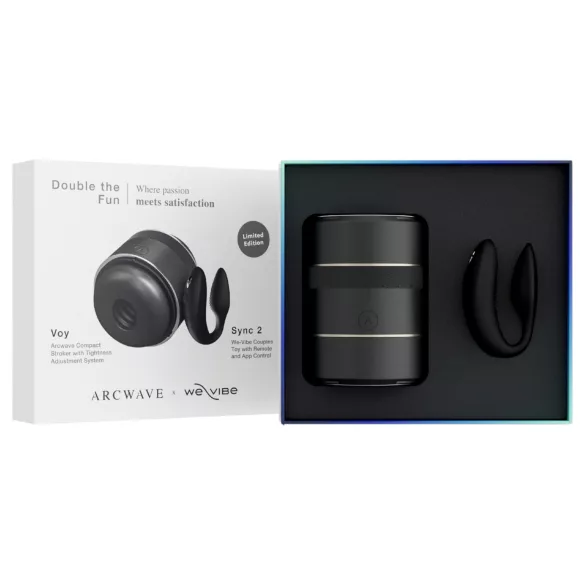 Arcwave Voy and We-Vibe Sync 2 - Double the Fun Set (Black)