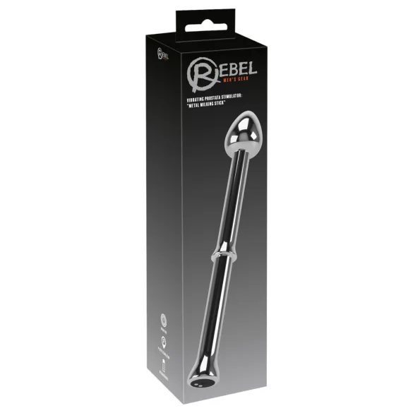Rebel - Metal Prostate Vibrator (Silver)