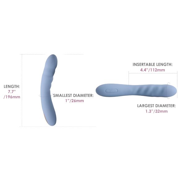 Svakom Ava Neo - Smart Thrusting Vibrator (Blue)